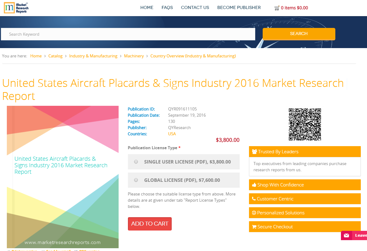 United States Aircraft Placards &amp; Signs Industry 201'