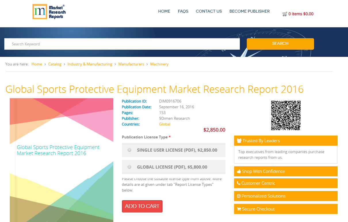 Global Sports Protective Equipment Market Research Report