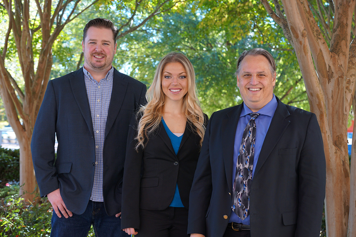 Greg Hyer, Elyse Archer and Martin Brossman