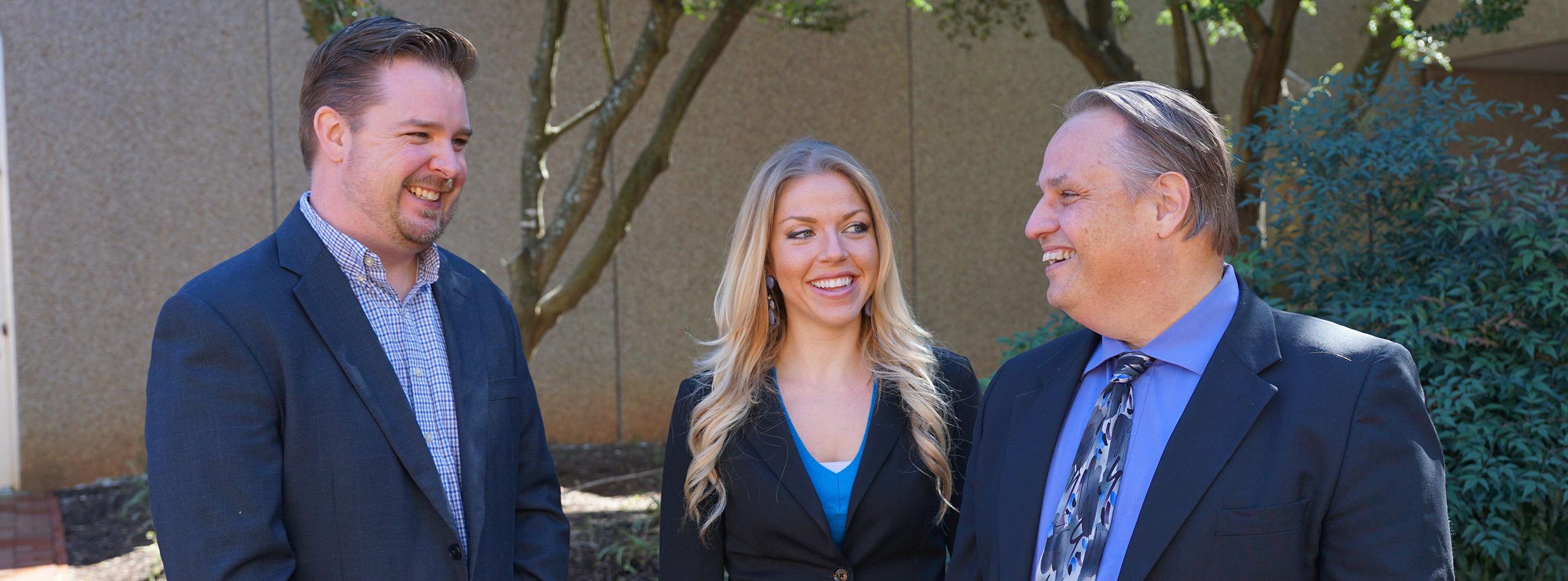Greg Hyer, Elyse Archer and Martin Brossman'