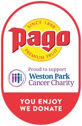 Pago Premium Fruit Juice teams up with Weston Park Cancer Ch'