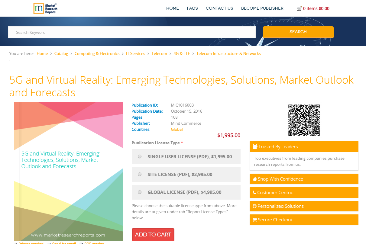5G and Virtual Reality: Emerging Technologies, Solutions