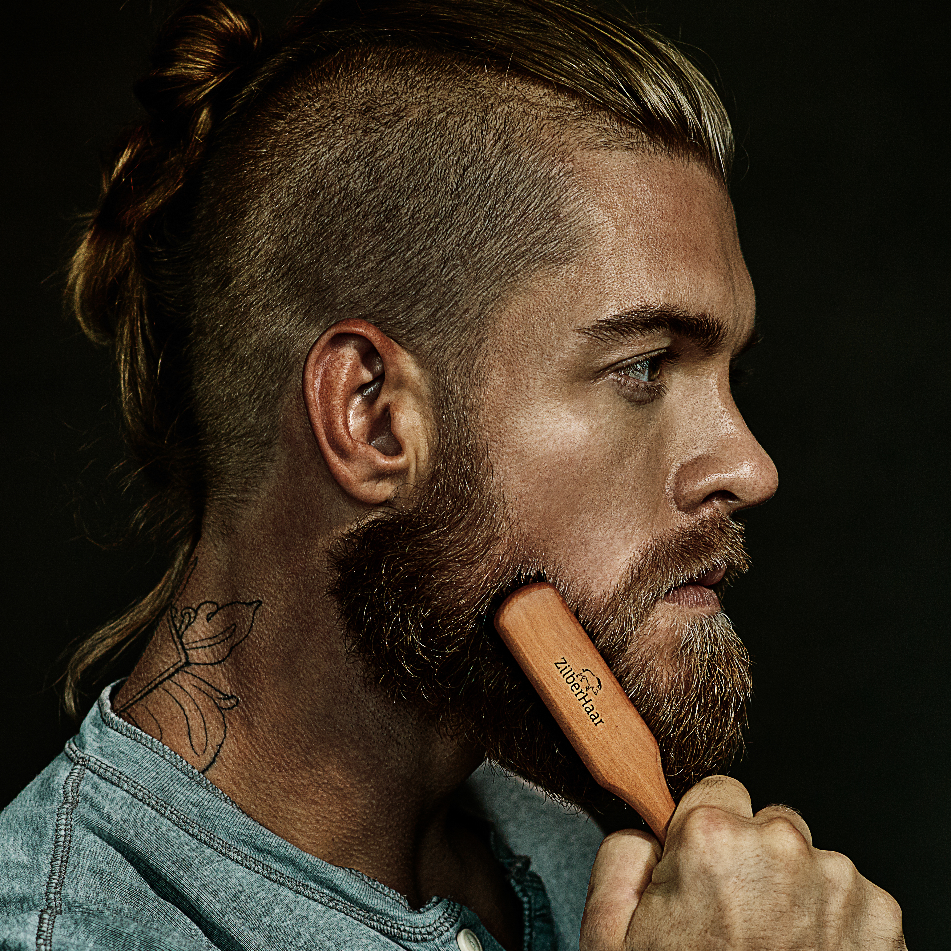 ZilberHaar Beard Brush for Styling Epic Facial Hair