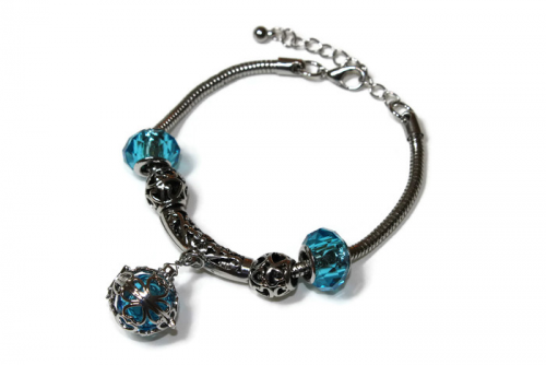 Aqua Aromatherapy Charm Bracelet from Star Essentials'