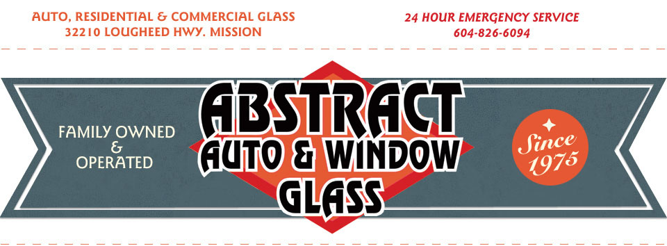 Abstract Auto & Window Glass Logo