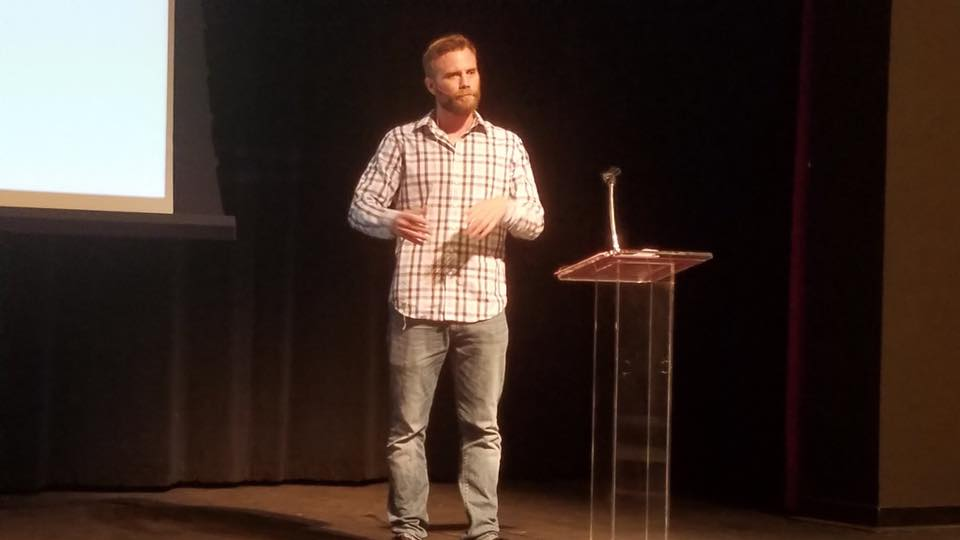 Josh Speaking at Conference'