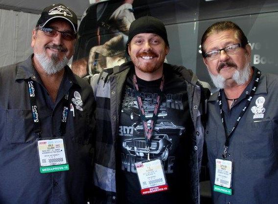 Captain Bob and Arlo with KC Mathieu