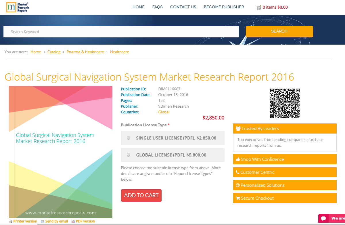 Global Surgical Navigation System Market Research Report