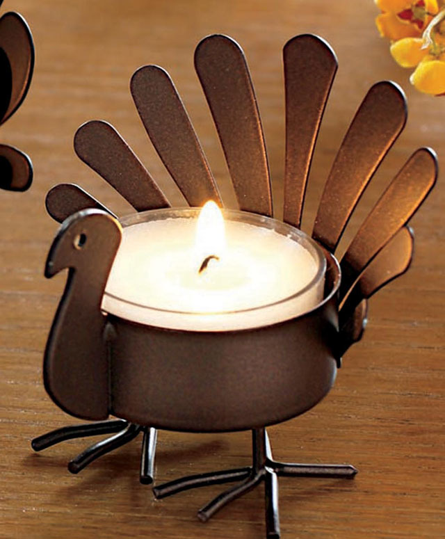 Turkey Tea Light Holder'