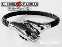 Bullets4Peace Hand In Hand Black