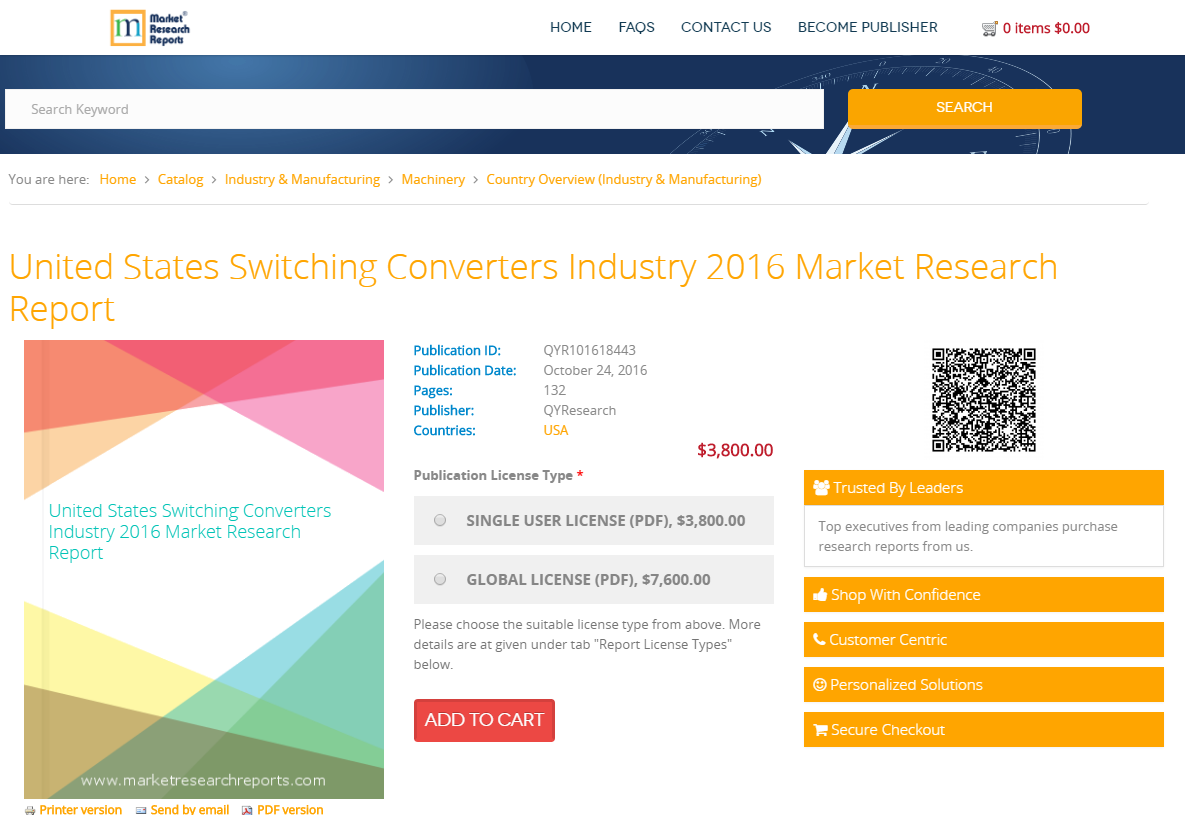 United States Switching Converters Industry 2016 Market