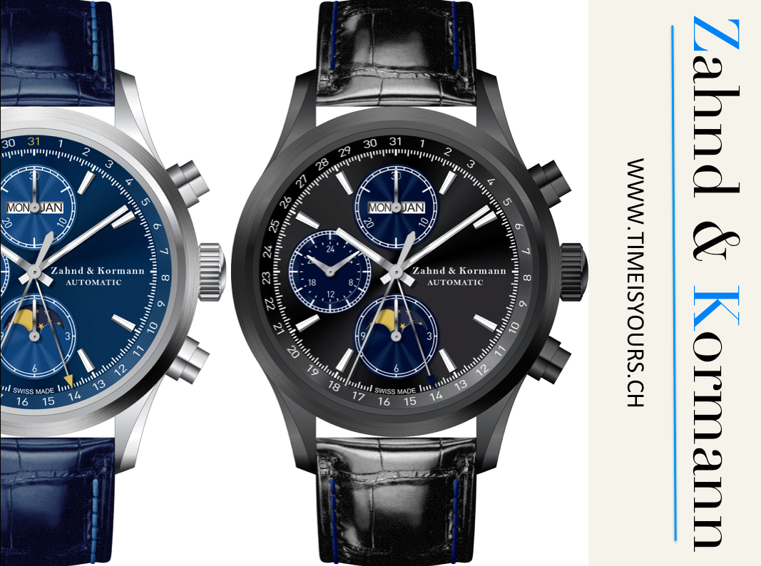 ZK No.1 Blue and Black Moon