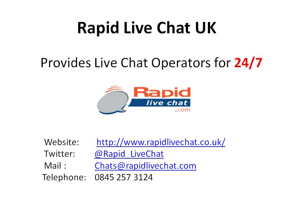 Rapid live chat operators Logo