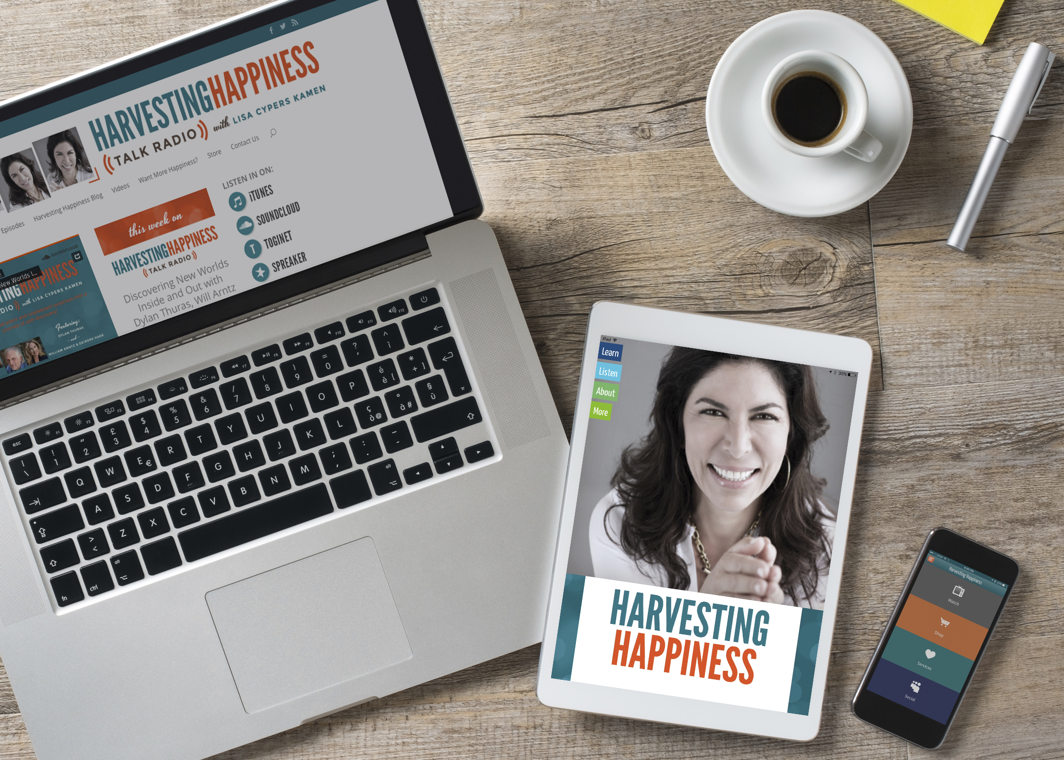 Harvesting Happiness Talk Radio Announces App