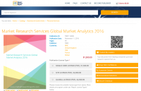 Market Research Services Global Market Analytics 2016