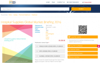 Hospital Supplies Global Market Briefing 2016