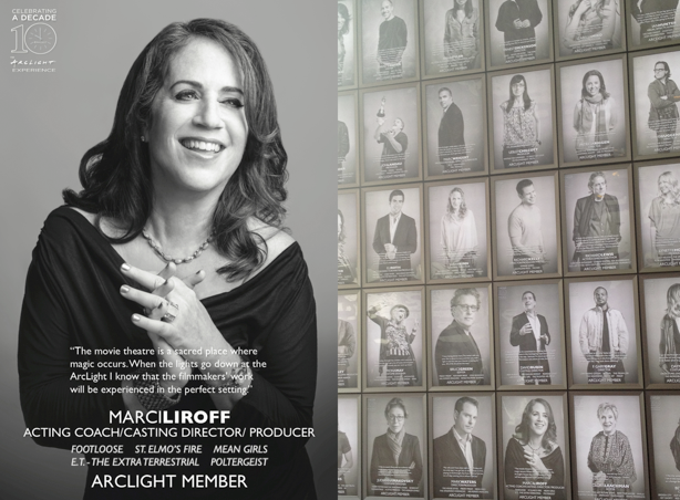 Casting director Marci Liroff added to the Arclight wall'