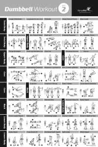 NewMe Fitness' Dumbbell Workout Poster