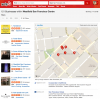 Yelp Screenshot displaying local businesses within a mall'