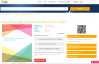 Global Automatic Boom Barrier Market 2016 - 2020