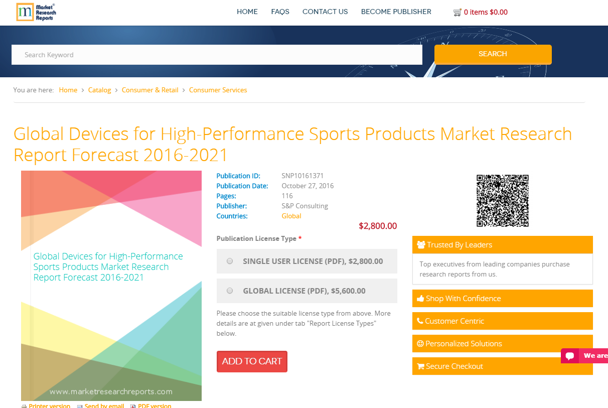 Global Devices for High-Performance Sports Products Market