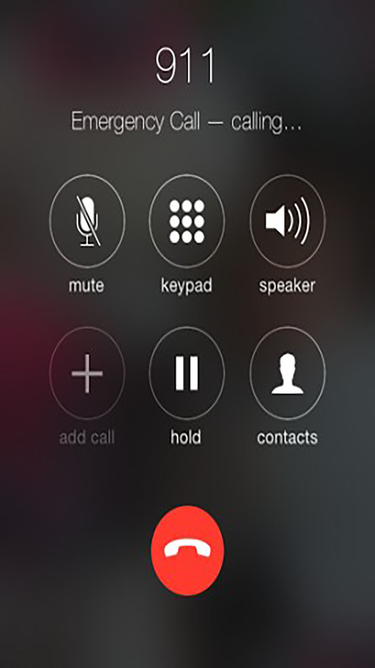 RISKv1 App - Emergency Call 911