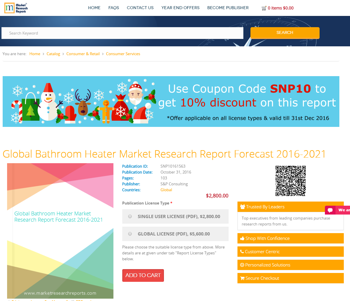Global Bathroom Heater Market Research Report Forecast 2016'
