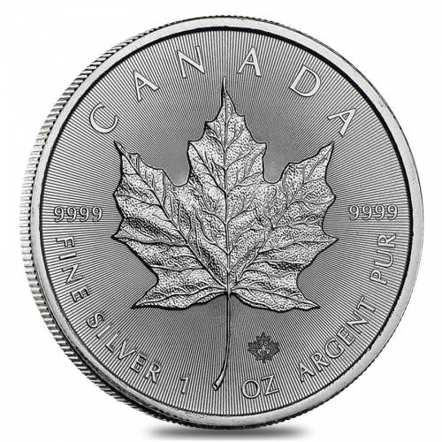 2017 1 oz Silver Canadian Maple Leaf .9999 Fine $5 Coin'