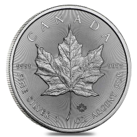 2017 1 oz Silver Canadian Maple Leaf .9999 Fine $5 Coin