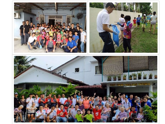 Volunteers from Rentokil Initial