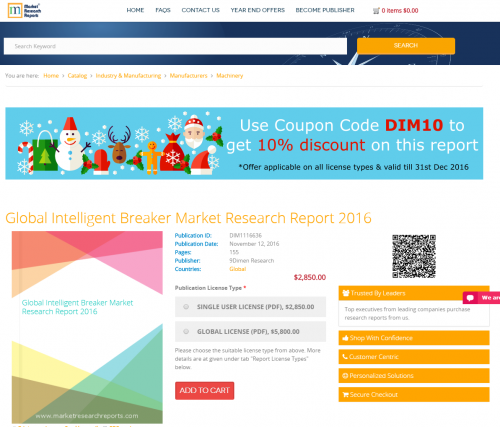 Global Intelligent Breaker Market Research Report 2016'