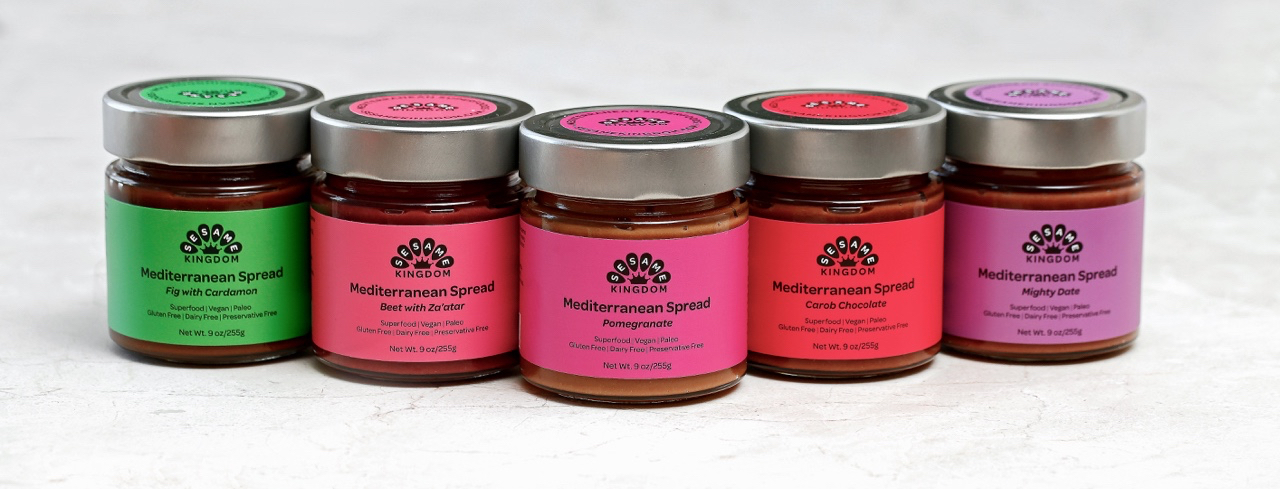 Sesame Kingdom Mediterranean Spreads