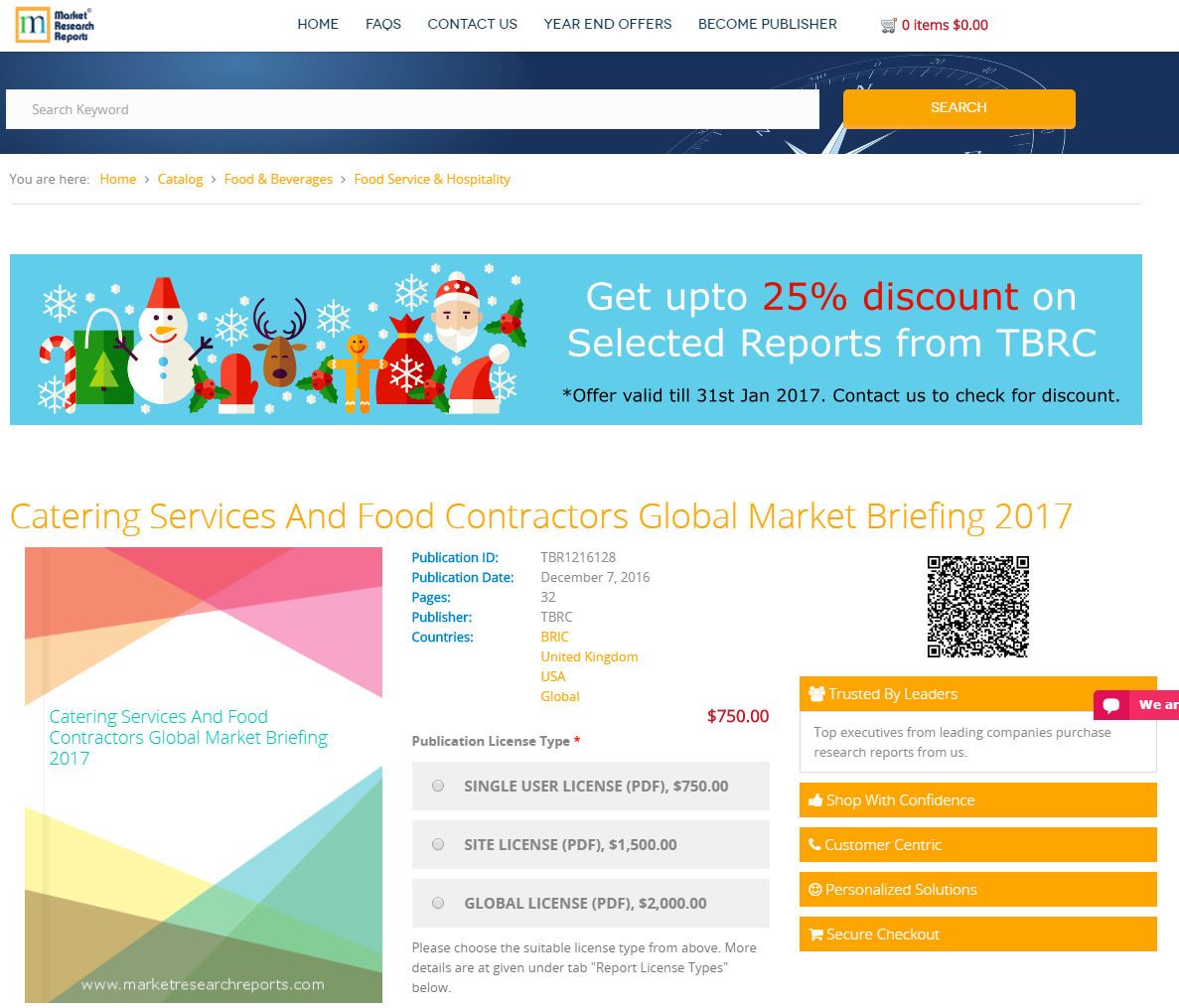 Catering Services And Food Contractors Global Market 2017