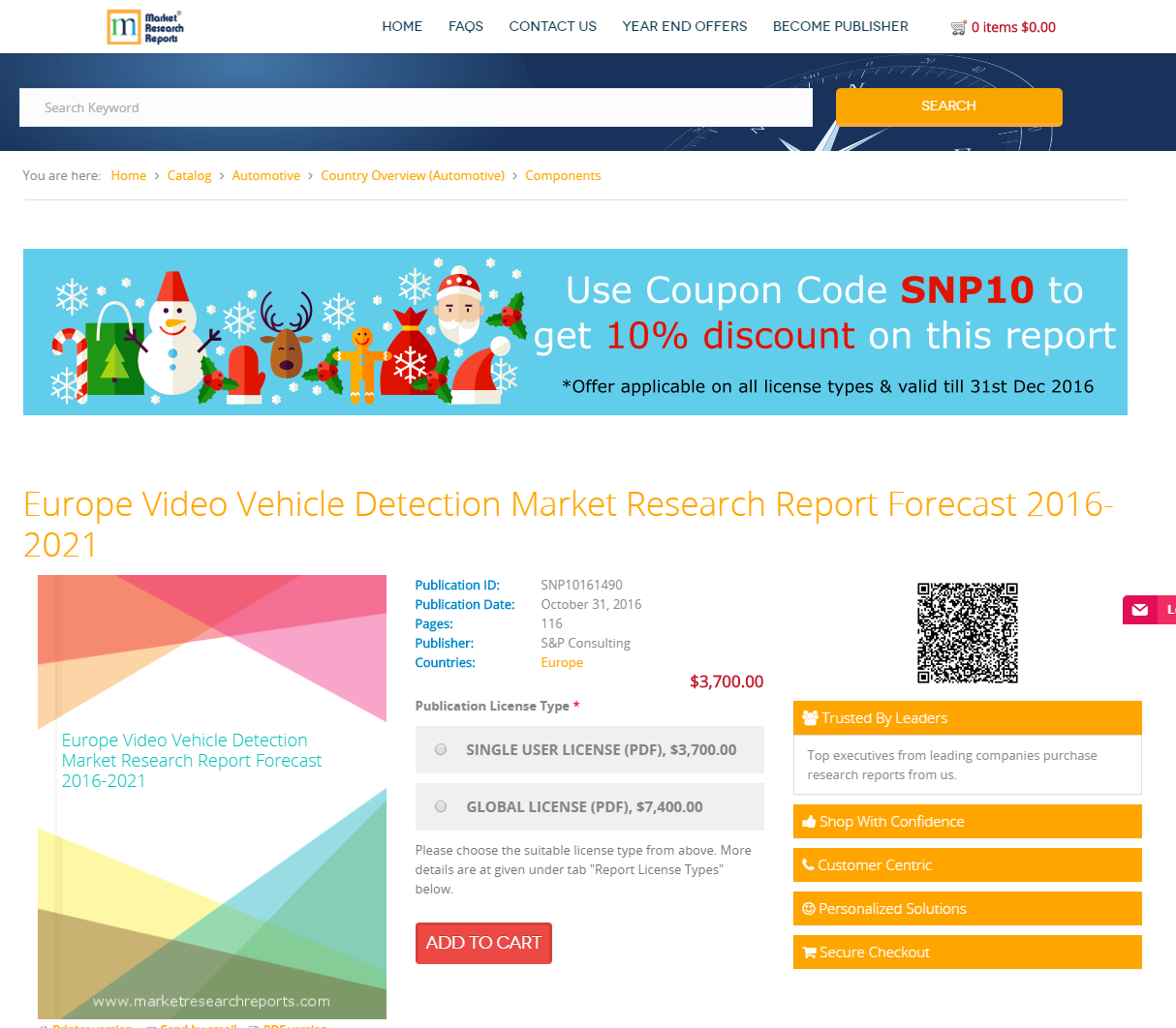 Europe Video Vehicle Detection Market Research Report 2021