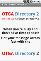 OTGA directory description'