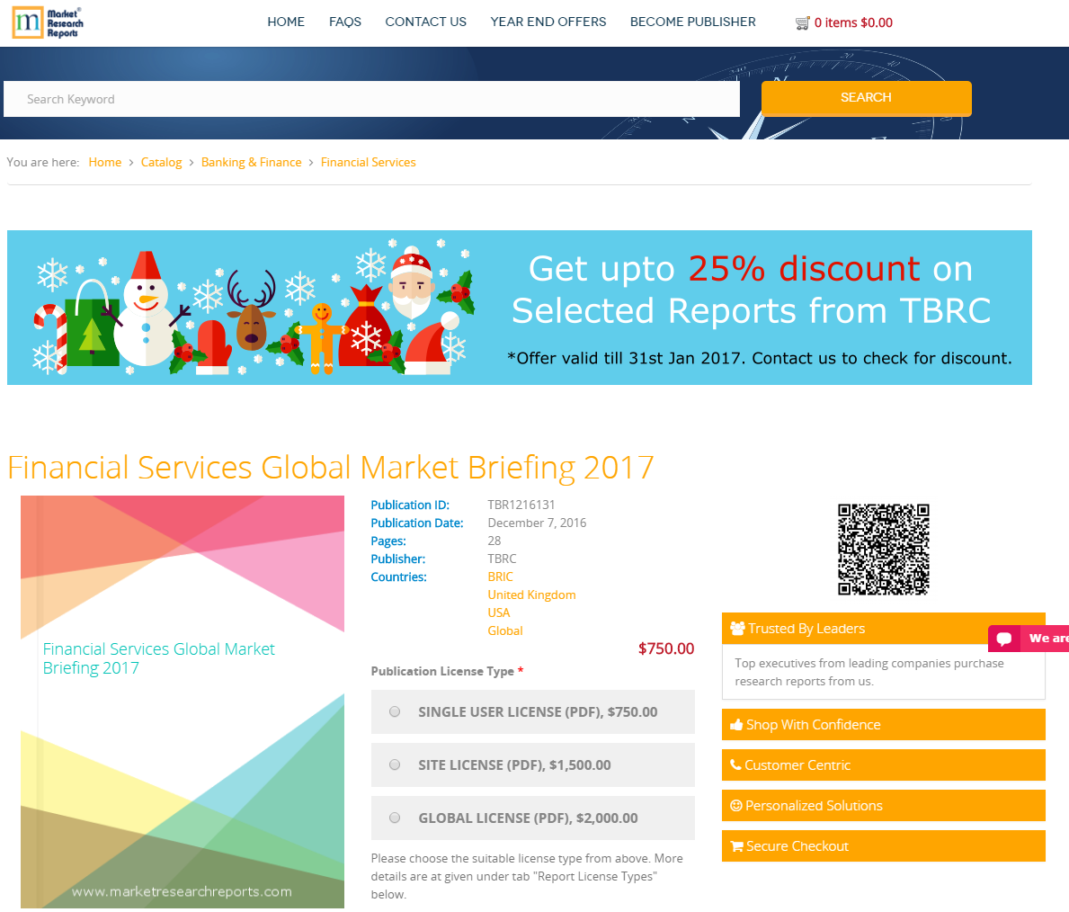 Financial Services Global Market Briefing 2017'