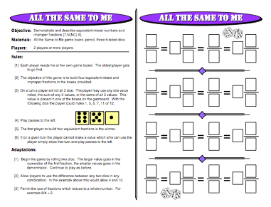math file folder games