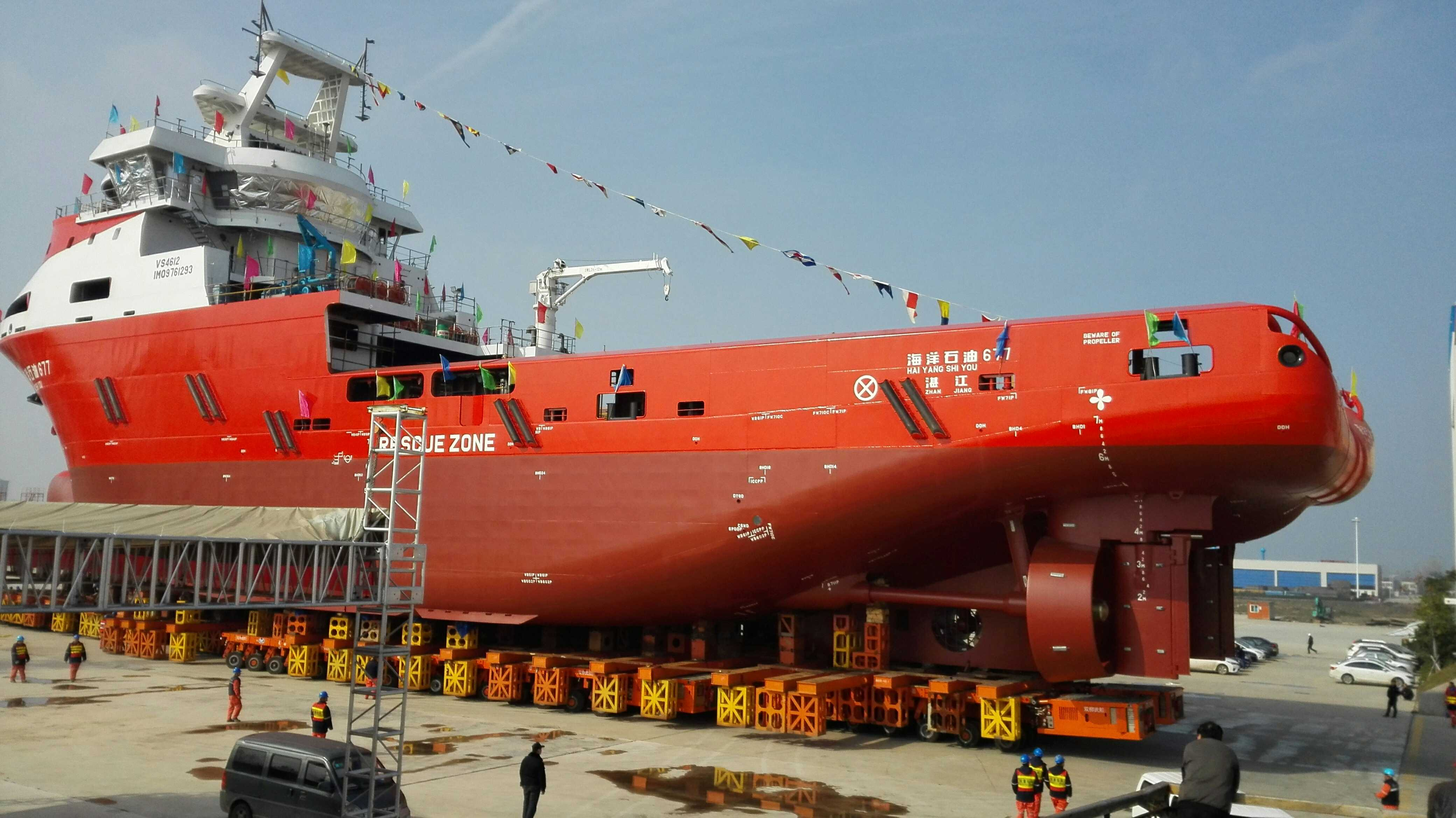 SPMT for shipbuilding'