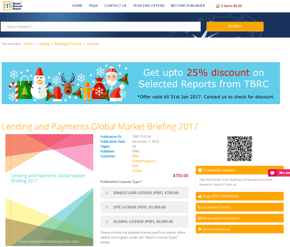 Lending and Payments Global Market Briefing 2017
