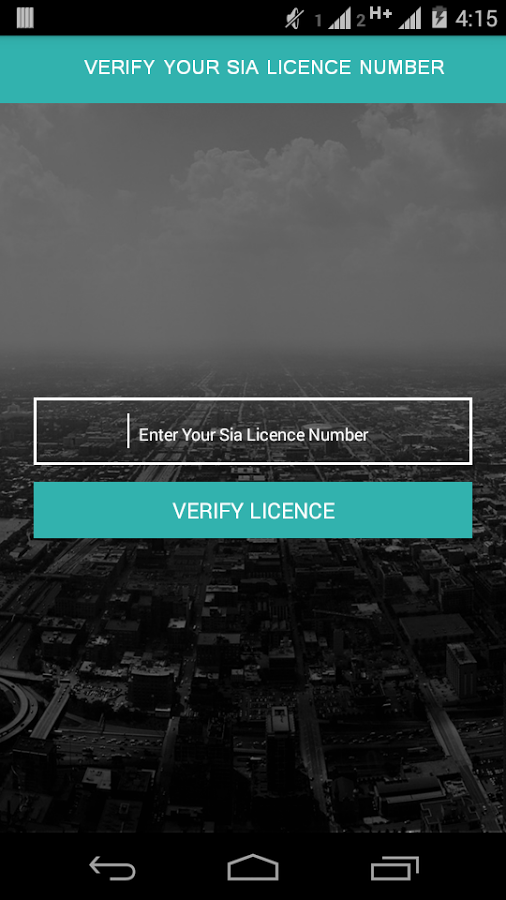 SIA Licence Verifier'