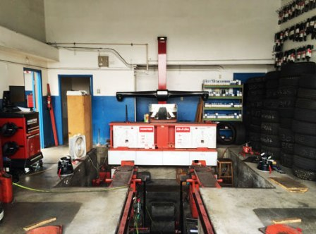 Wheel alignment check'