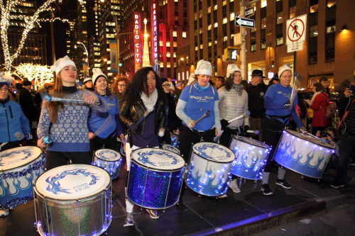 FogoAzul NYC Brazilian Samba Drumline Marching Band'