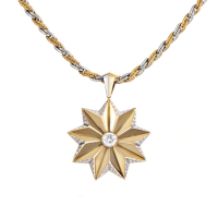 Diamond Star Pendant Necklace by Garrard