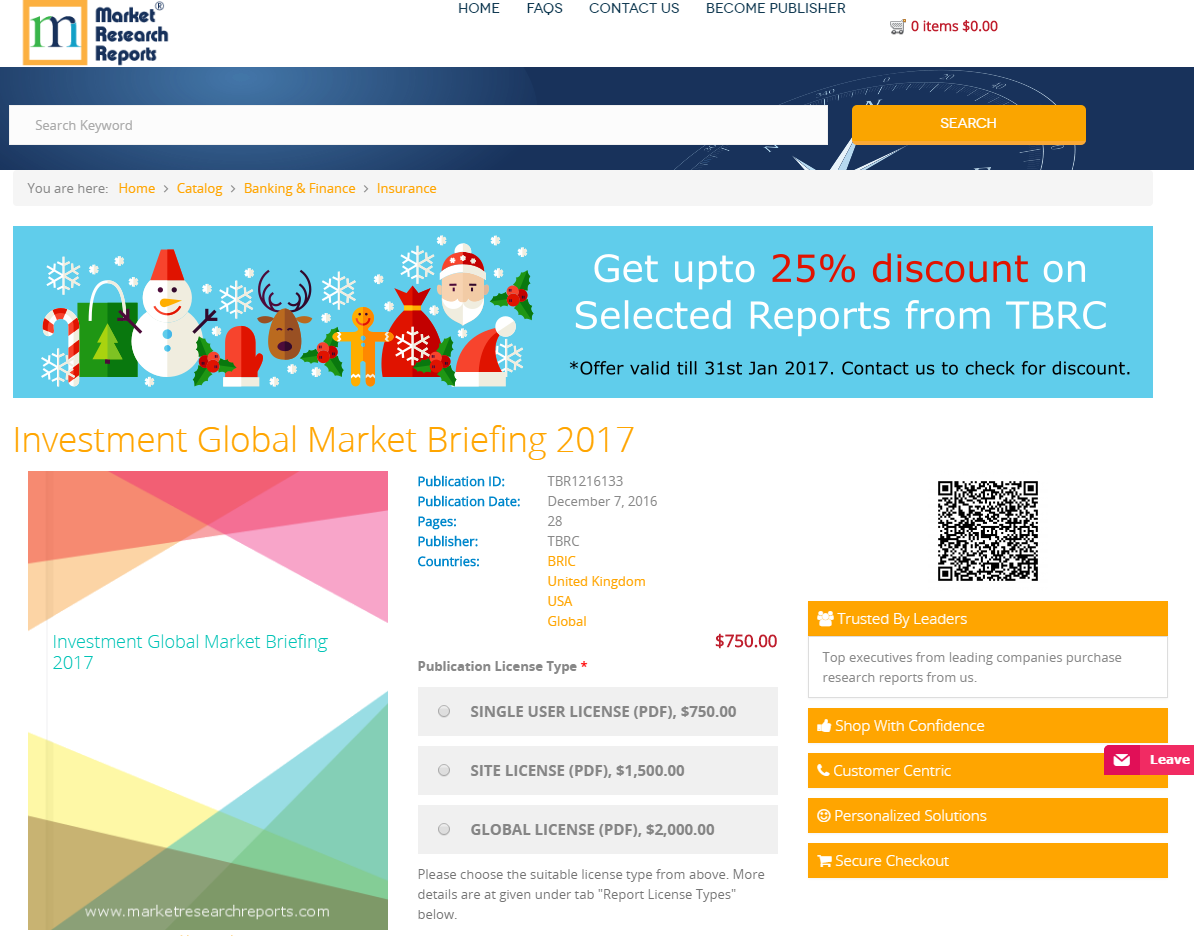 Investment Global Market Briefing 2017