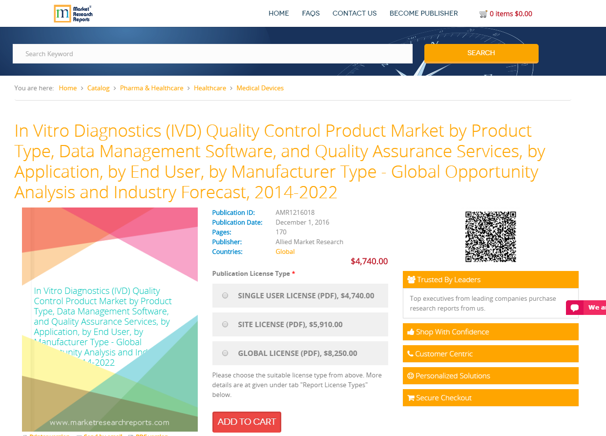 In Vitro Diagnostics (IVD) Quality Control Product Market'