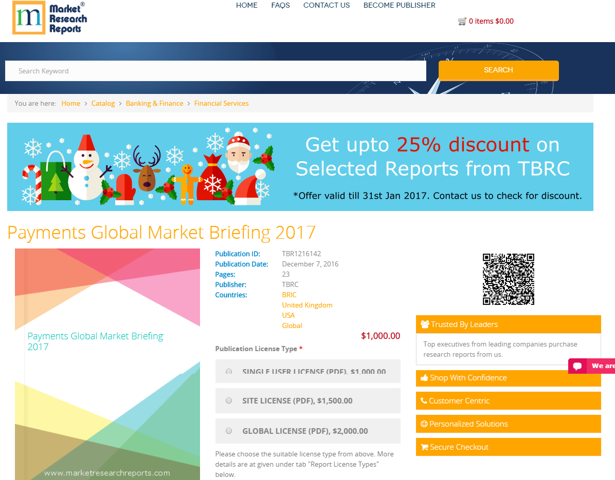 Payments Global Market Briefing 2017'