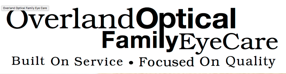 Overland Optical Family Eye Care Logo