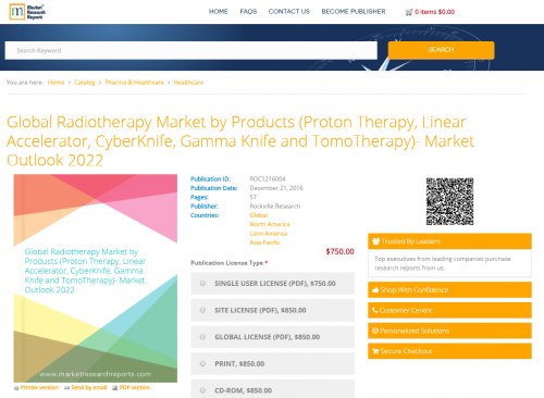 Global Radiotherapy Market by Products'
