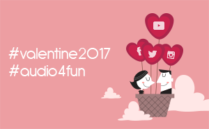 Create a unique shade of Valentine romance with Audio4fun'