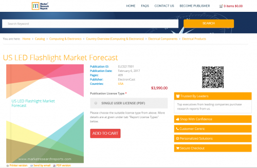 US LED Flashlight Market Forecast'